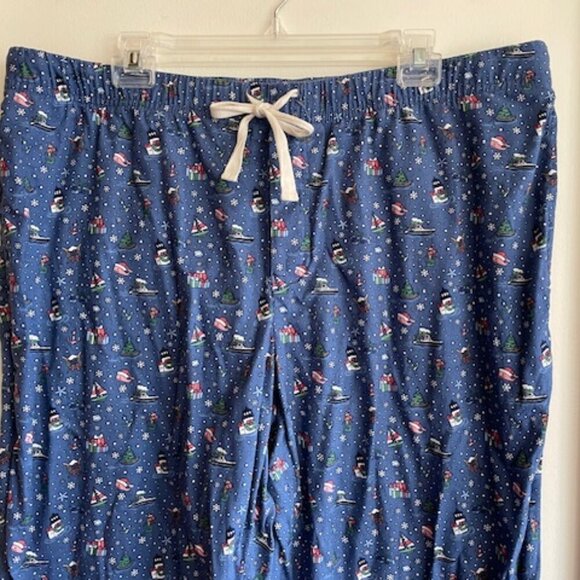 VINEYARD VINES Men's Christmas Cotton Santa Whale Lounge Pajama Pants - Picture 4 of 15